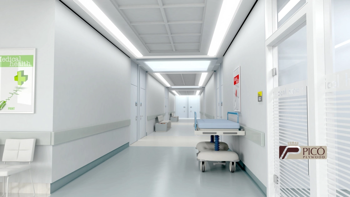 Plywood Supplier • Picó Plywood • Blog • Fire-Resistant Plywood Hospital