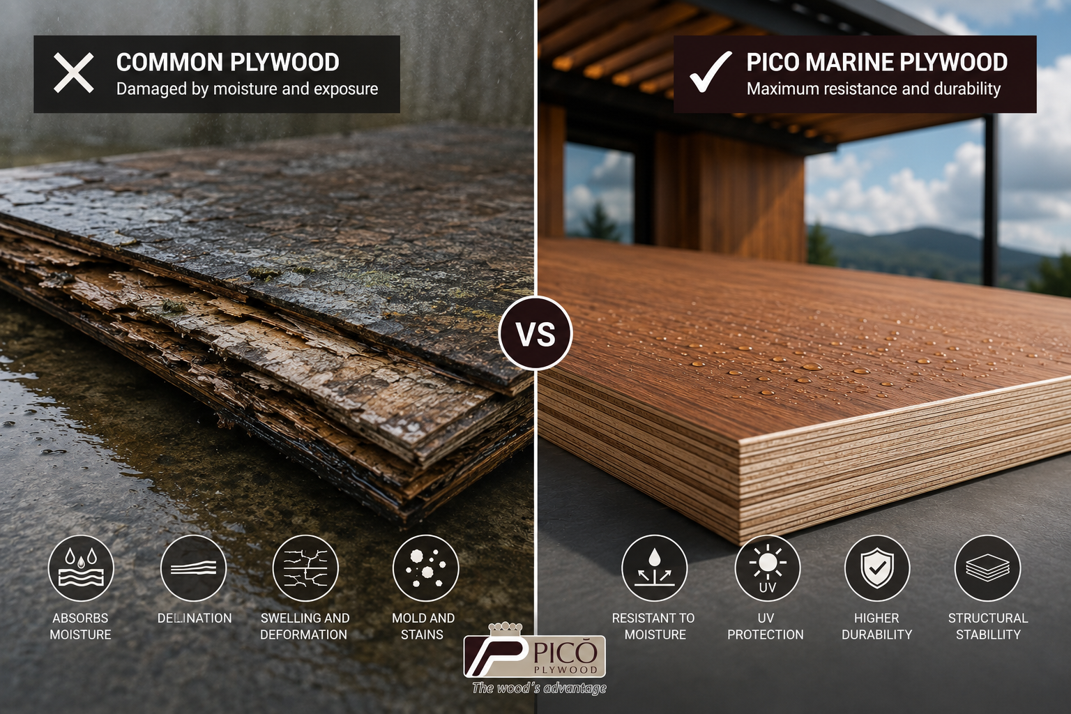 Plywood Supplier • Picó Plywood • Blog • How to Protect Plywood Outdoors